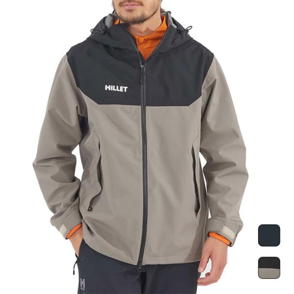 ミレー MILLET メンズ レディース アウトドア ウェア アウター 長袖 フルジップ 防水 レイ...