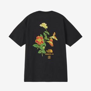 ザ・ノース・フェイス THE NORTH FACE メンズ レディース アウトドア トレッキング ウェア トップス 半袖 Tシャツ S/S YOSEMITE FLOWER TEE NT32651 K【2026SS】