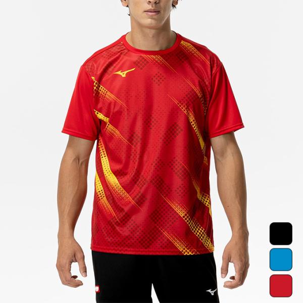 ミズノ MIZUNO メンズ レディース 卓球 ウエア トップス 半袖 Tシャツ ゲームシャツ 82...