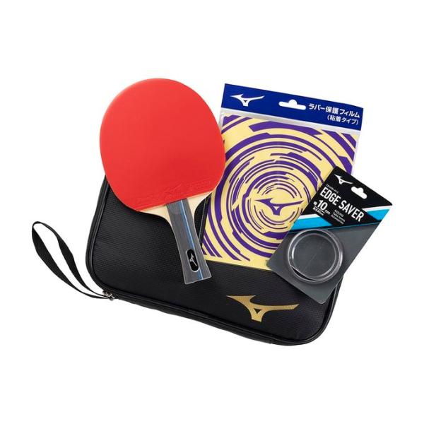 ミズノ MIZUNO 卓球 ラケット 張り上がり セット テクニクススターターセット  83JTTB...