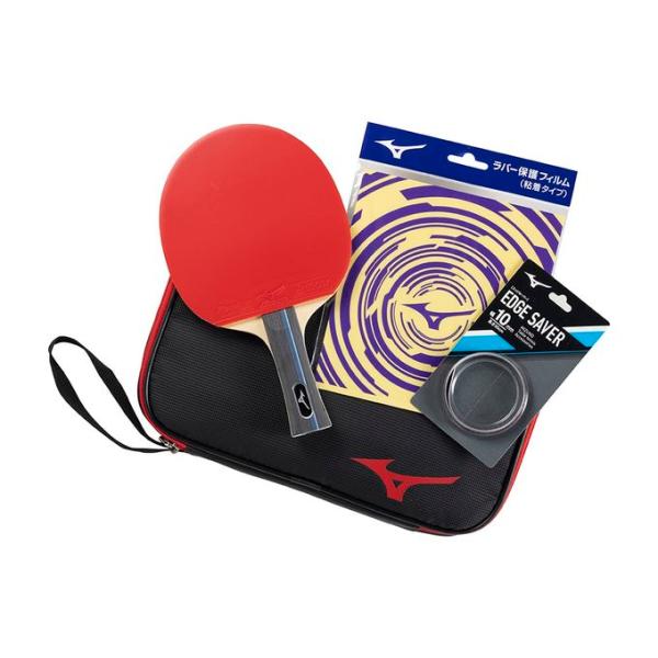 ミズノ MIZUNO 卓球 ラケット 張り上がり セット テクニクススターターセット  83JTTB...