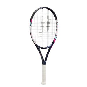 プリンス Prince ジュニア 硬式 テニス ラケット （ガット張り上げ済） SIERRA GIRL 25 7TJ057 ネイビー×ピンク｜spopia