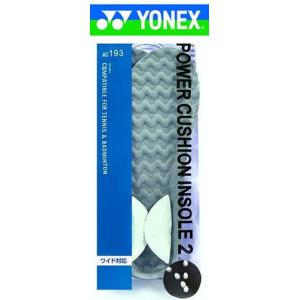 ヨネックス Yonex テニス アクセサリ パワークッション ウェーブインソール2 AC193 010 グレー 【2018SS】｜spopia