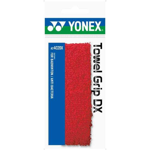 ヨネックス YONEX バドミント タオルグリップ AC402DX 001 レッド