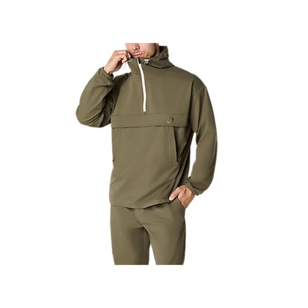 アシックス ASICS メンズ スポーツ トレーニング ウェア アウター ハーフジップ ダブルウィー...