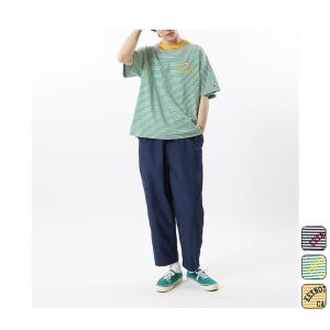 チャンピオン Champion メンズ スポーツ カジュアル トップス Tシャツ S/S BORDER T-SHIRT C3-X312｜spopia