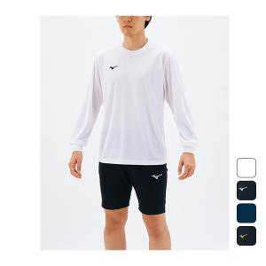 ミズノ MIZUNO メンズ レディース バレーボール ウェア 長袖トップス ナビドライTシャツ 32MA1195 【2022FW】