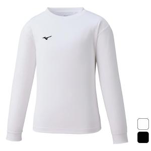 ミズノ MIZUNO ジュニア トレーニング ウェア 長袖 Tシャツ ナビドライTシャツ(長袖／丸首) 32MA1495 【2023SS】｜spopia