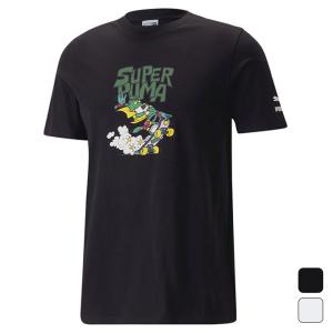 プーマ PUMA メンズ Tシャツ CLASSICS SUPER PUMA グラフィック Tシ 539460 【2023SS】｜spopia