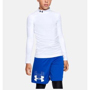 アンダーアーマー UNDER ARMOR ボーイズ トレーニング 機能性インナー 長袖 トップス UAコールドギアアーマー モック 1343269 100