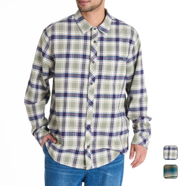 ビラボン BILLABONG メンズ スポーツ カジュアル ウェア トップス 長袖 フルボタン シャ...
