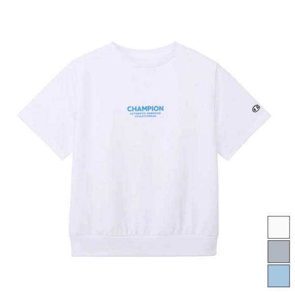 チャンピオン CHAMPION レディース トレーニングウェア トップス 半袖Tシャツ SHORT ...