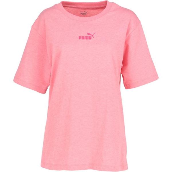 プーマ PUMA レディース カジュアル ウェア Tシャツ ESS+ MX NO1 ロゴ リラックス...