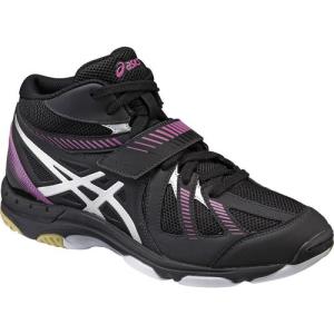 アシックス ASICS レディース バレーボール シューズ COURT SELFIT TVR486 9093 ブラック×シルバー 【2016FW】