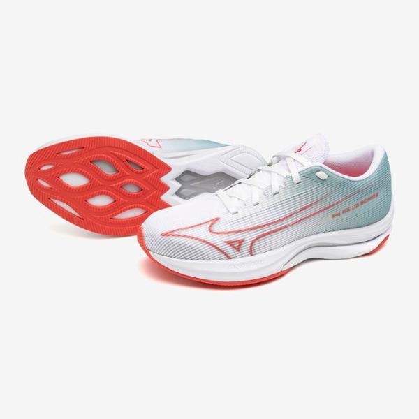 ミズノ MIZUNO レディース ランニング レース トレーニング シューズ WAVE REBELL...