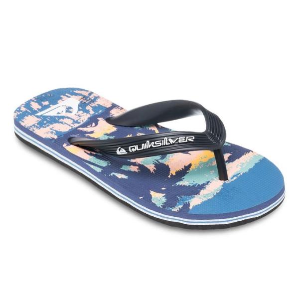 クイックシルバー QUIKSILVER キッズ ジュニア ビーチサンダル MOLOKAI ART 2...