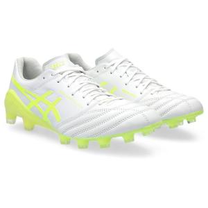 アシックス ASICS メンズ サッカー シューズ スパイク DS LIGHT X-FLY 5 1101A047 101 WHITE/SAFETY YELLOW 【2023SS】｜spopia