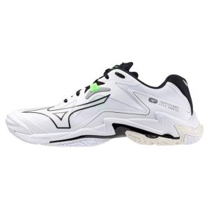 ミズノ MIZUNO メンズ レディース バレーボール シューズ WAVE LIGHTNINGZ8WIDE V1GA240157 ホワイト×ブラック 【2023FW】｜spopia