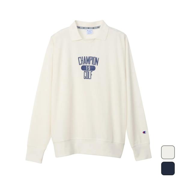 チャンピオン CHAMPION メンズ ゴルフ ウェア トップス 長袖 ポロシャツ C3-CG401...