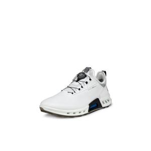 エコー ECCO メンズ ゴルフ シューズ スパイクレス BIOM C4 SHOE BOA EG130424 51227(WHITE/BLACK) 【2024SS】