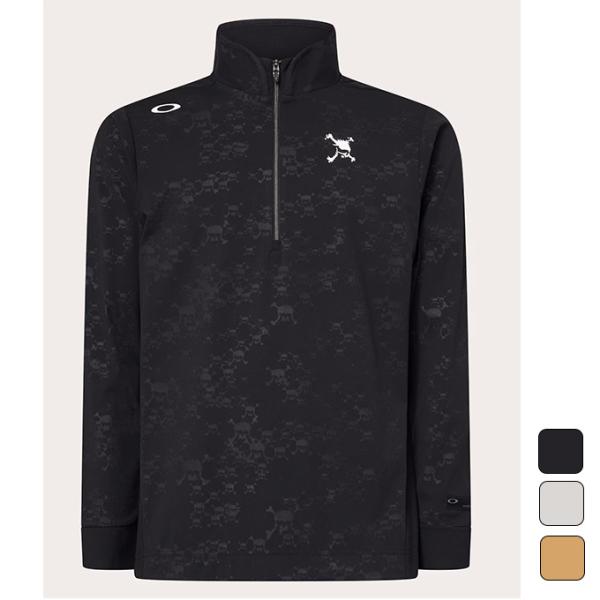 オークリー OAKLEY メンズ ゴルフ ウェア 長袖シャツ SKULL EMBOSSED LS M...