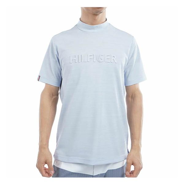 トミーヒルフィガー TOMMY HILFIGER メンズ ゴルフ ウェア トップス エンボスロゴ 半...