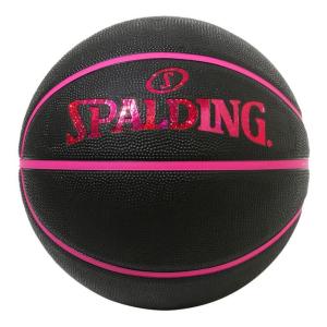 スポルディング SPALDING バスケットボール 女子一般用 3×3用 ホログラム ブラック×ピンク ラバー 6号球 84-534J｜spopia
