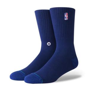 スタンス STANCE メンズ バスケットボール 靴下 ソックス NBA LOGOMAN CREW II M558A18LOG NVY