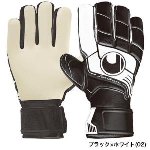ウールシュポルト uhlsport サッカー ゴールキーパーグローブ ファングマシーネ ソフト ハーフネガティブ 1000140-02 ブラック×ホワイト