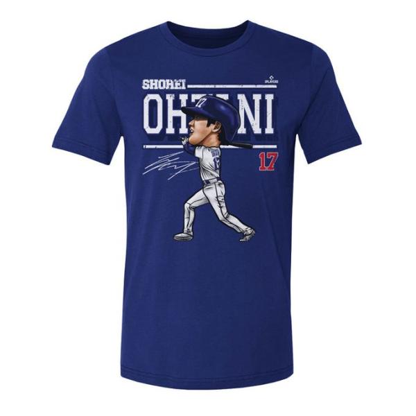 ドジャース 大谷翔平 半袖 Tシャツ ジュニア 500 LEVEL ブルー BLUE ドジャーブルー...