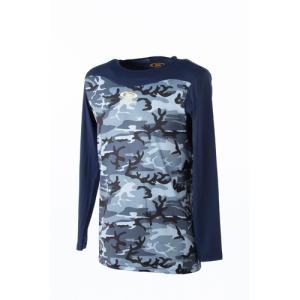 アクティブーム ActiveM 長袖 コンフォートインナー AMJ-CFIL NVY ネイビー 02NV カモ柄シリーズ