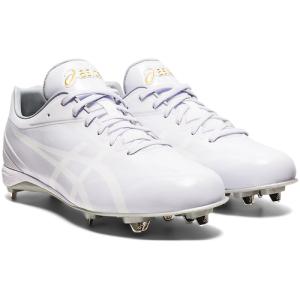 アシックス ASICS 野球 金具固定式スパイク GOLDSTAGE MA WHT ゴールドステージ MA WHT 1121A056 110 ホワイト/ホワイト