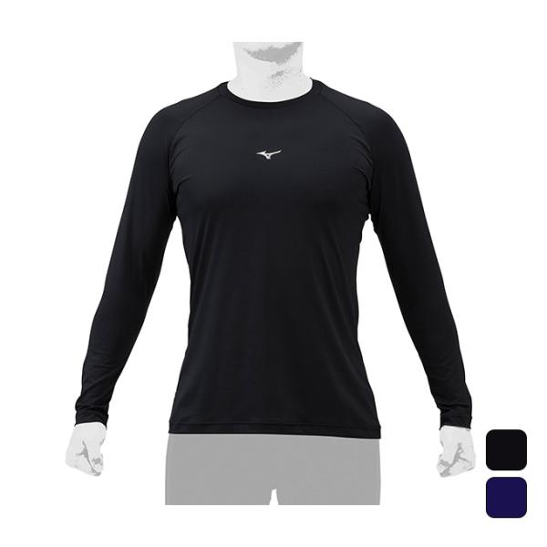 ミズノ MIZUNO 野球 ウエア アンダーシャツ 長袖ローネック／長袖(野球／抗菌防臭／防汚)[ユ...