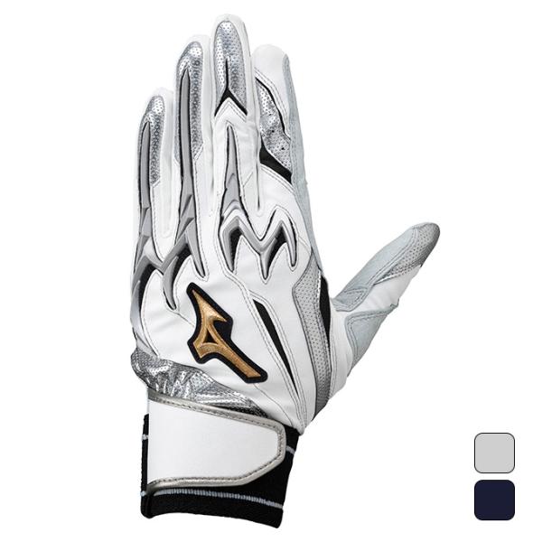 ミズノ MIZUNO メンズ レディース 野球 手袋 バッティング 両手用 MPPADI 24SS ...
