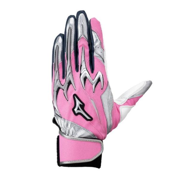 ミズノ MIZUNO 野球 バッティング手袋 シリコンパワーアークDI レプリカ【両手用】 1EJE...