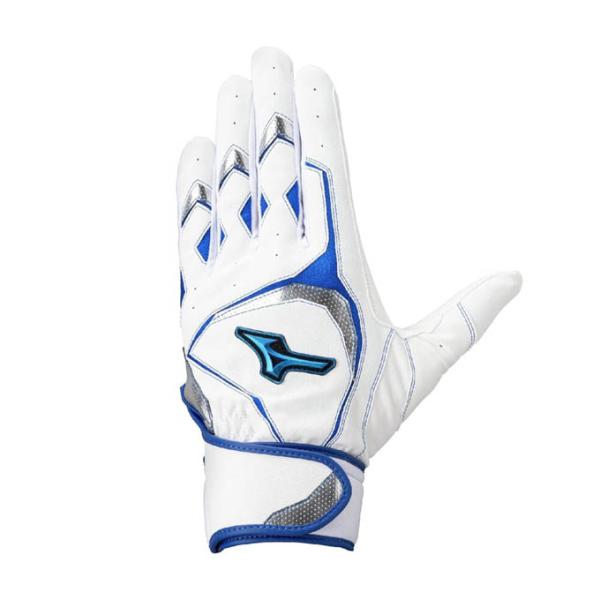 ミズノ MIZUNO 野球 ジュニア バッティング用手袋 ウィルドライブ ブルー 両手用 1EJEY...