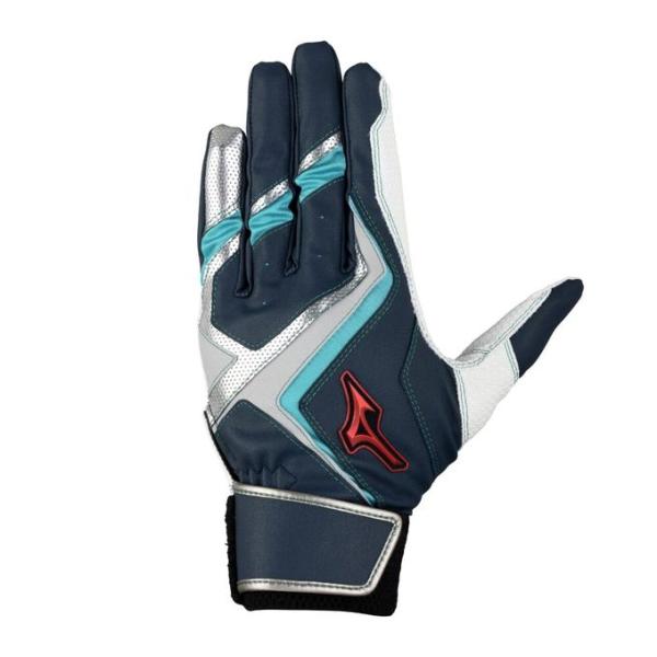ミズノ MIZUNO ジュニア 野球 バッティング手袋 ウィルドライブ レッド【両手用】 1EJEY...