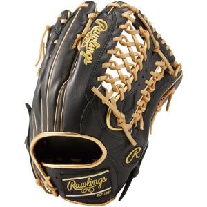 ローリングス rawlings 野球 軟式用グラブ HOHR BLACK LABEL 外野手用 サイズ13 GR3HBLY70 B/GO ブラック/ゴールド 【2023SS】｜spopia