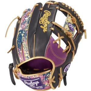 ローリングス rawlings 野球 軟式用グラブ HOHR BLIZZARD & Wizard #01 内野手用 サイズ11.25 GR3HON52MG PPL パープル 【2023SS】｜spopia