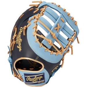 ローリングス rawlings 野球 軟式用グラブ HYPER TECH COLOR SYNC ファースト用 サイズ12.5 GR3HTC3ACD N/SX ネイビー/サックス 【2023SS】｜spopia