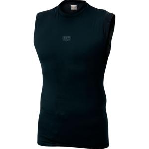 ゼット ZETT 野球 ジュニア用 フィットアンダーシャツ ノースリーブクルーネック BO937CJ 1900 ブラック