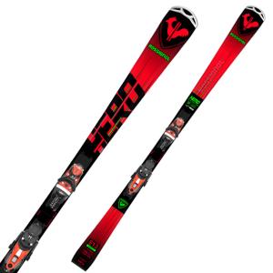 ROSSIGNOL ( ロシニョール スキー板 ) 【2023-2024】 HERO ELITE ST Ti （ヒーローエリート ST Ti ）+ NX12 KONECT GW B80 Black Hot Red｜spopia