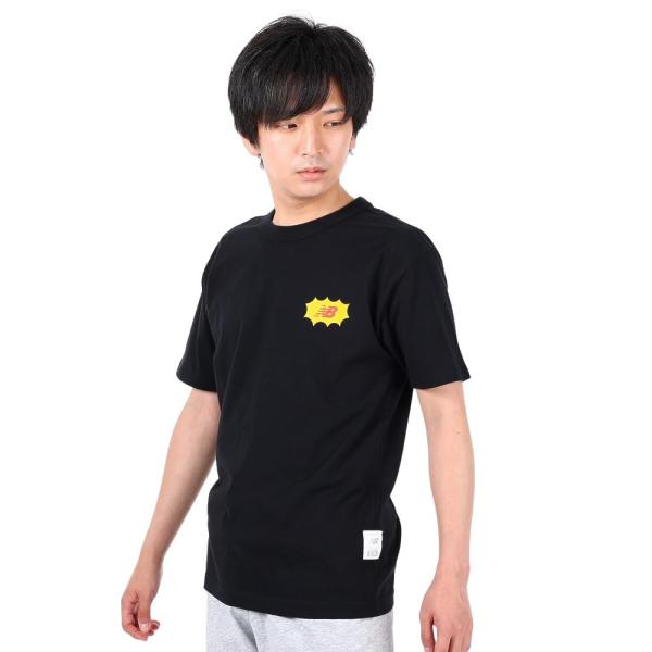 ニューバランス 半袖Tシャツ NB Essentials 574 MT31523 ブラック