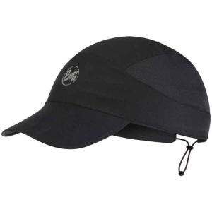 Buff バフ ランニング トレイルランニング パッカブル 超軽量キャップ 帽子 Pack RUN Cap R-Solid Black L/XL 356703｜sports-diary
