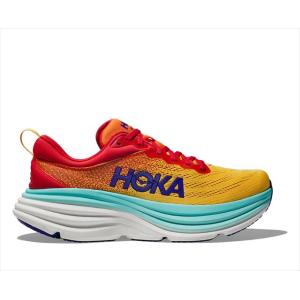 HOKA ONE ONE ホカ オネオネ M BONDI 8 1123202 Cerise/Cloudless メンズ 厚底 ランニングシューズ ボンダイ8 マラソン ジョギング スニーカー｜sports-diary