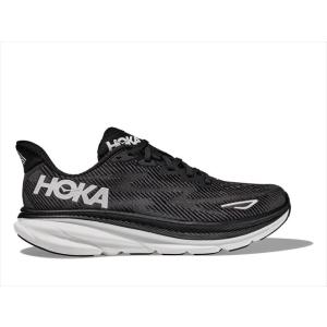 HOKA ONE ONE ホカ オネオネ W CLIFTON 9 1127896 Black/White レディース ランニングシューズ クリフトン9 マラソン ジョギング ロード スニーカー｜sports-diary