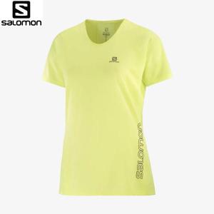 SALOMON サロモン トレイルランニング トレラン ショートスリーブTシャツ SENSE AERO SS TEE W センス エアロSS 半袖T LC1731300 レディース SUNNY LIME｜sports-diary