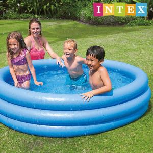 インテックス プール INTEX クリスタルブループール ME-7034 58446NP 168×38cm ビニールプール 家庭用プール キッズ 子供｜sports-ex