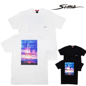 シムススケートスタイル SIMS SKATE STYLES SUNSET TEE 18SS-SSS026 スケートスタイル 半袖Tシャツ｜sports-ex