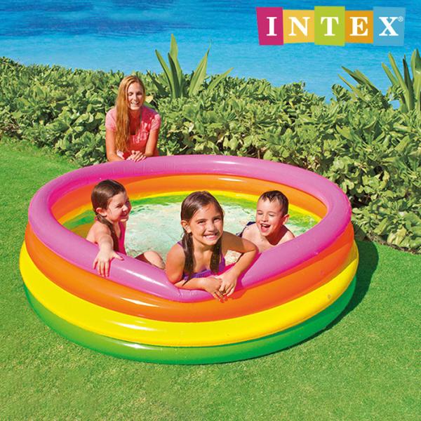 インテックス プール INTEX サンセットグロープール 56441 168×46cm ビニールプー...